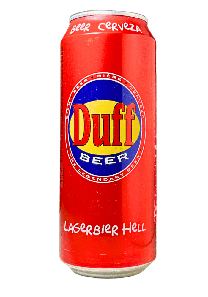 DUFF BEER LAGER HELL 500 ML
