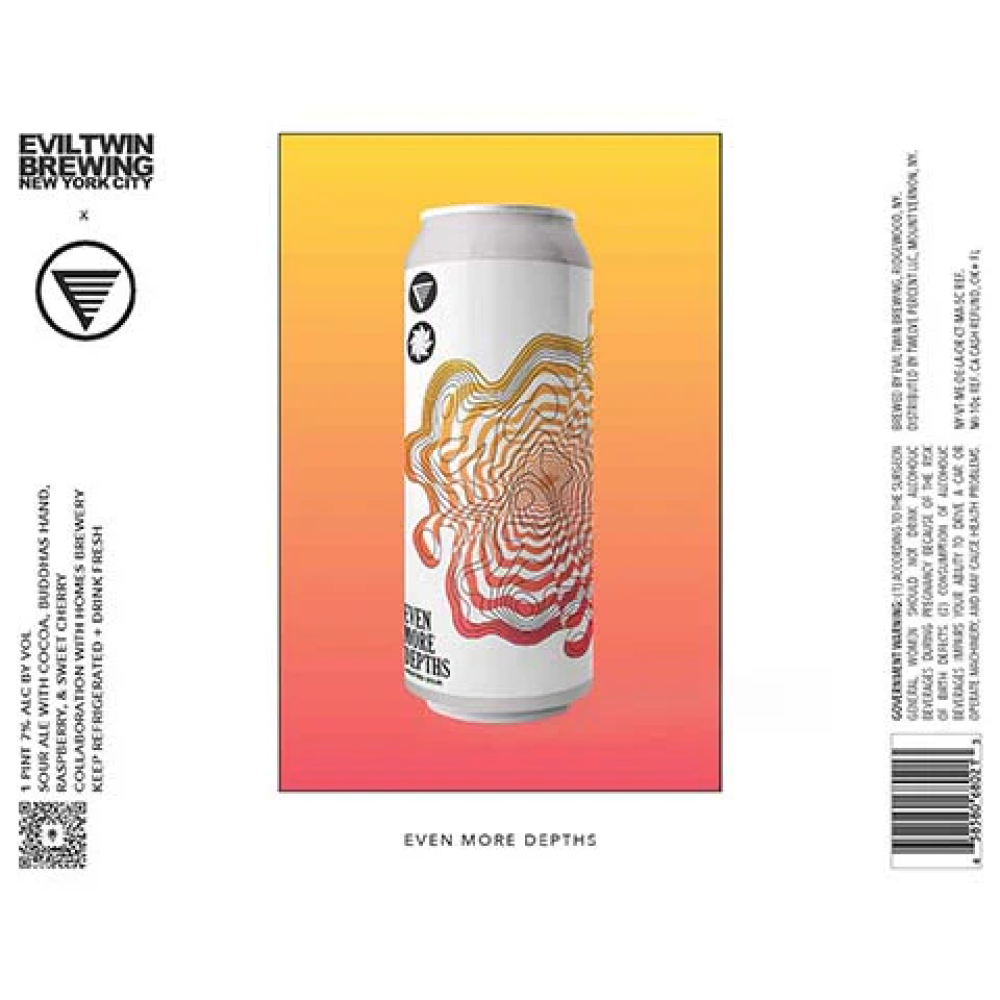 EVIL TWIN EVEN MORE DEPTHS SOUR 473 ML